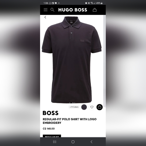 Boss hugo boss polo shirt size L - Picture 9 of 9